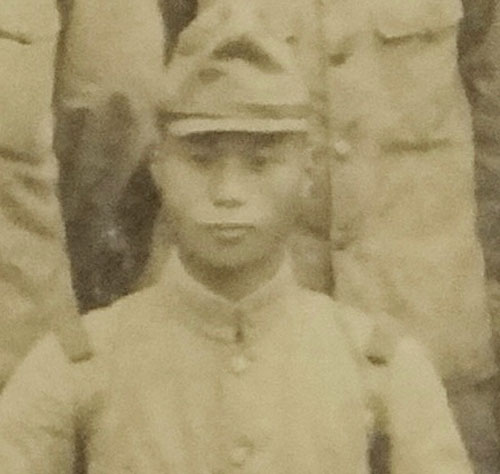 Japanese Army Group Photo of Eight Soldiers