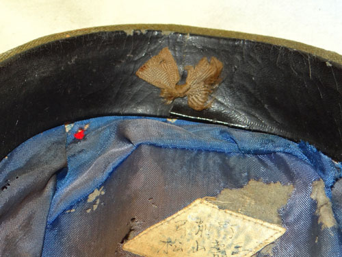 Japanese WW II Army Officers Visor Hat