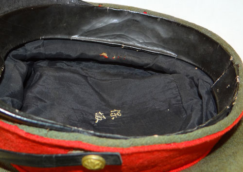 Japanese WW II Army Officers Visor Hat