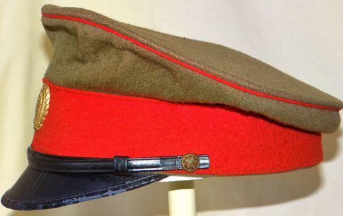 Japanese WW II Army Officers Pattern Visor Hat