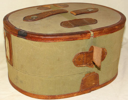 Japanese WW II Army Officers Full Dress Hat with Storage Case