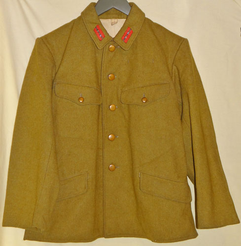 Japanese WW II Army Wool Winter Tunic