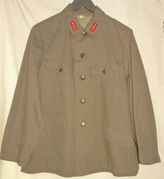 Japanese WW II Army Summer Tunic Japanese WW II Army Summer Tunic