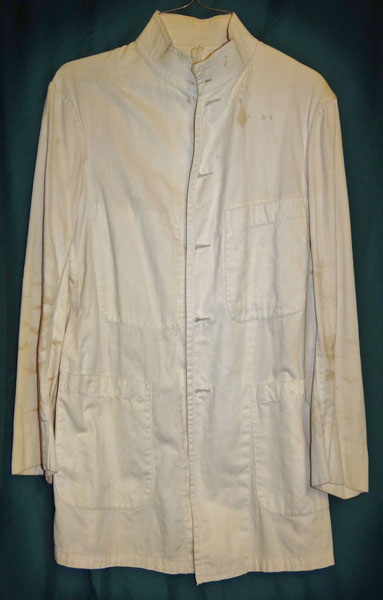 Japanese Navy WW II White Cotton Tunic
