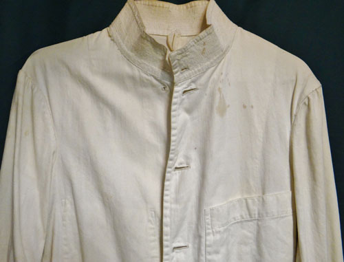 Japanese Navy WW II White Cotton Tunic