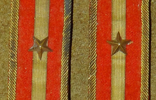 Japanese Army 2nd Lieutenant Type 5 Shoulder Tabs