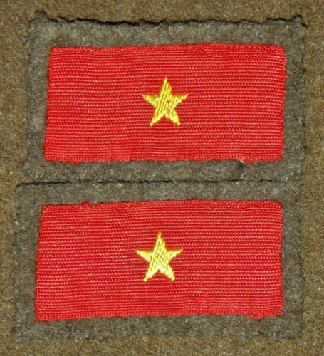 WW II Japanese Army 2nd Class Private Collar Tabs