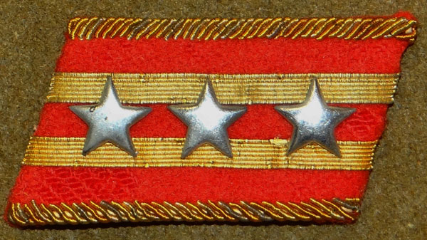 WW II Japanese Army Colonel Collar Tab WW II Japanese Army Colonel Collar Tab