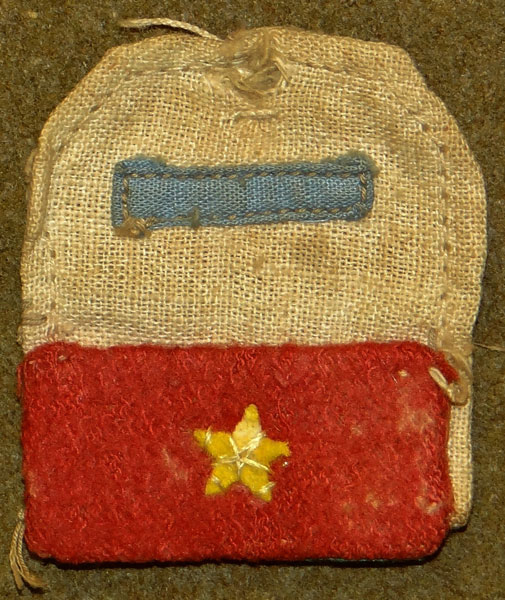 WW II Japanese Army 2nd Class Private Pocket Rank Insignia