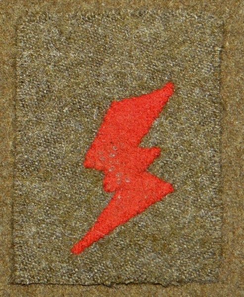 WW II Japanese Army Electrician Cloth Badge