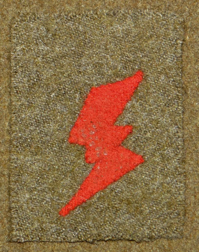 WW II Japanese Army Electrician Cloth Badge