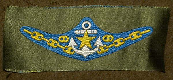WW Japanese Army Landing Craft Operators Badge