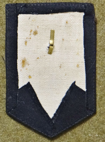 Japanese Navy WW II "Seaman" Branch 1st Class Petty Officer Cloth Sleeve Rank