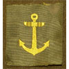 Japanese Navy WW II NCO/EM Cloth Field Cap Insignia