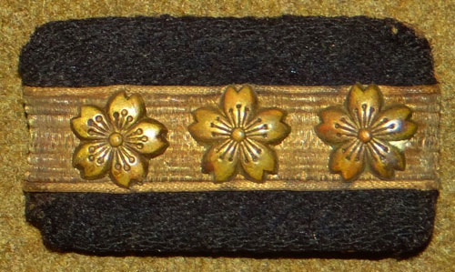 Japanese Navy WW II Lieutenant Collar Tab