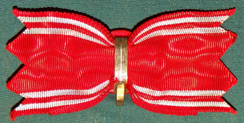 Japanese WW II Red Cross "Ribbon" for the Order of Merit Medal