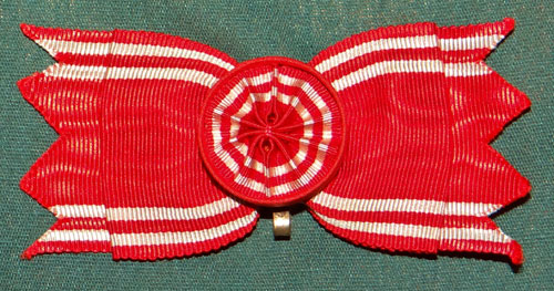 Japanese WW II Red Cross "Ribbon" for the Order of Merit Medal