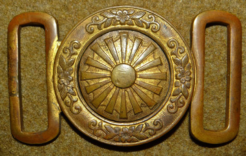 WW II Japanese Army Officer’s Belt Buckle