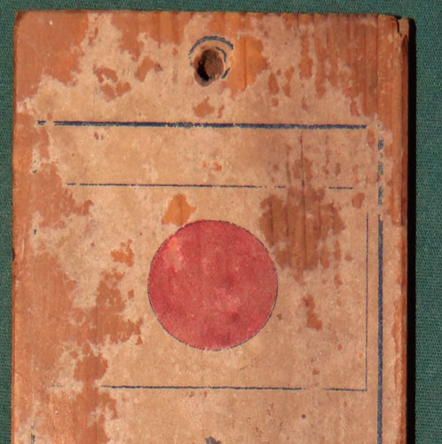 WW II Japanese Wood Tag