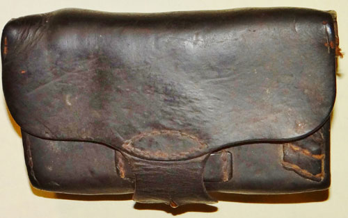 Japanese WW II Army Cavalry Ammunition Pouch with Oiler and Tool