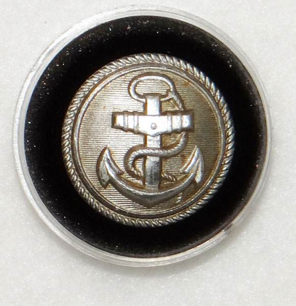 Kriegsmarine Administrative Officials Silver Tunic Button