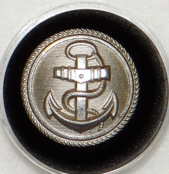Kriegsmarine Administrative Officials Silver Tunic Button Kriegsmarine Administrative Officials Silver Tunic Button
