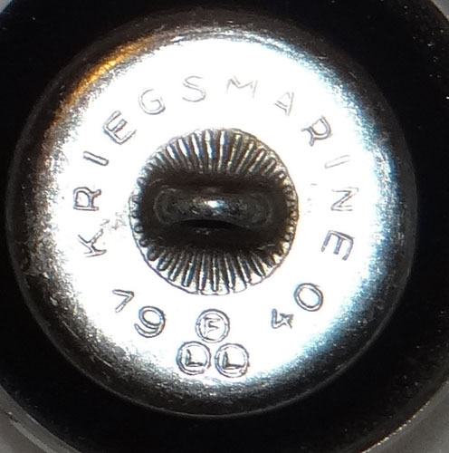 Kriegsmarine Administrative Officials Silver Tunic Button