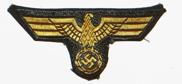 Kriegsmarine Coastal Artillery NCO/EM Cloth Cap Eagle Kriegsmarine Coastal Artillery NCO/EM Cloth Cap Eagle