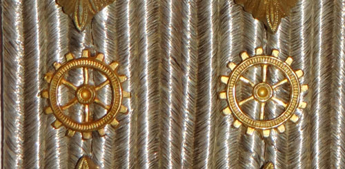 Kriegsmarine "Kapitanleutnant" Engineering Career Shoulder Boards