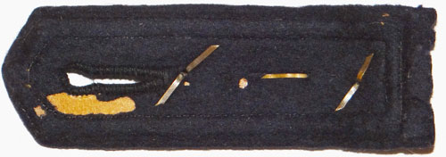 Kriegsmarine Oberfeldwebel Shoulder Board with Engine Personnel Career Insignia