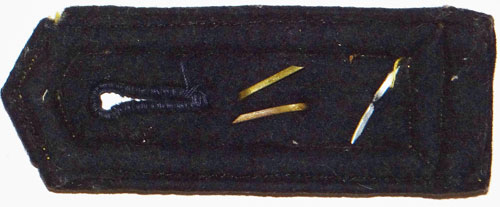 Kriegsmarine Feldwebel Shoulder Board with Administrative Career Insignia