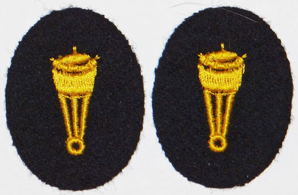 Officers Kriegsmarine Career Cuff Insignia for Defensive Ordnance