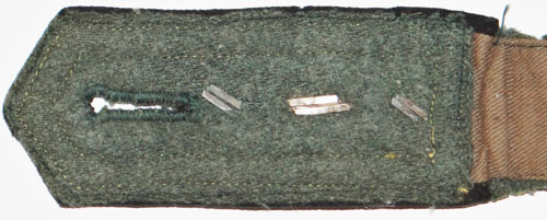 Kriegsmarine Coastal Artillery "Oberfeldwebel" Shoulder Board with Aircraft Warning Career Insignia