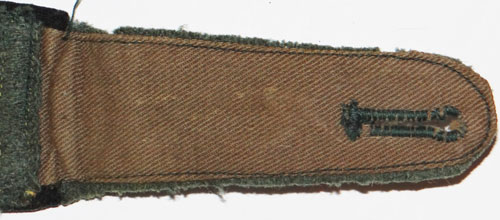 Kriegsmarine Coastal Artillery "Oberfeldwebel" Shoulder Board with Aircraft Warning Career Insignia