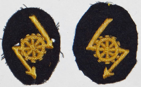Officers Kriegsmarine Career Cuff Insignia for Communications Engineer