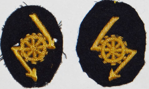 Officers Kriegsmarine Career Cuff Insignia for Communications Engineer