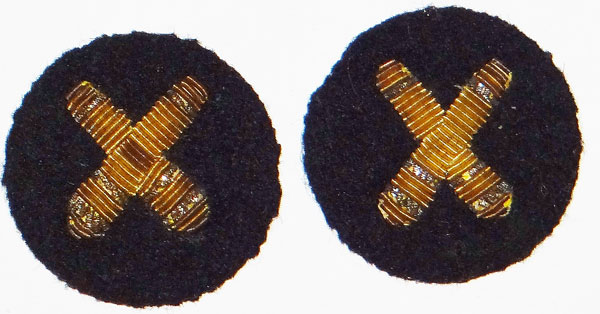 Kriegsmarine NCO Shoulder Board Insignia for Administrative Career