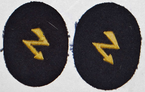 Kriegsmarine NCO Shoulder Board Insignia for Aircraft Warning Career