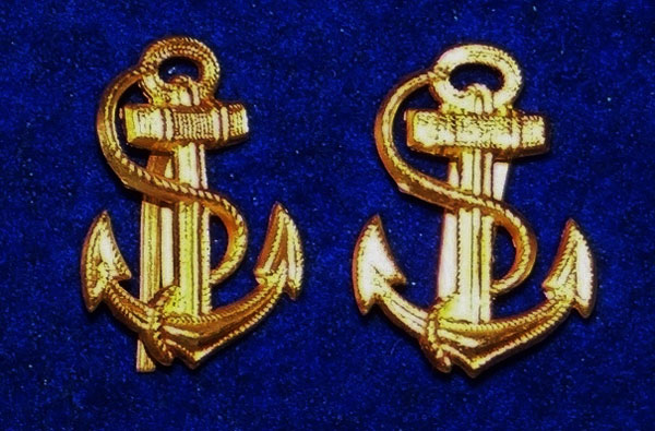 Kriegsmarine Bootsmannsmaat Career Shoulder Board Insignia