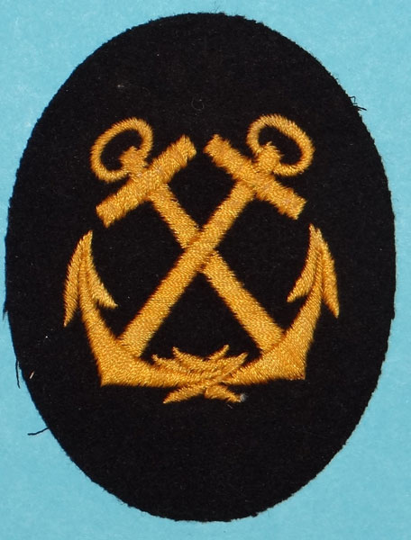 Kriegsmarine NCO Helmsman/Coxswain Career Sleeve Insignia
