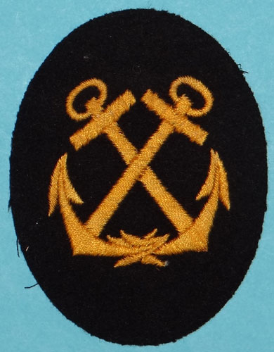 Kriegsmarine NCO Helmsman/Coxswain Career Sleeve Insignia