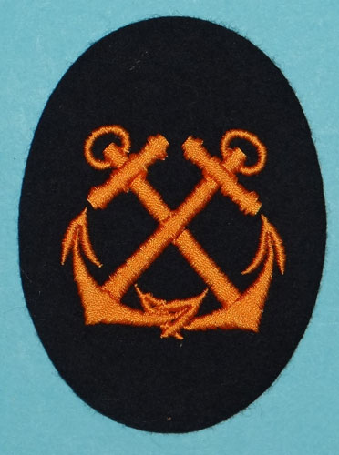 Kriegsmarine NCO Helmsman/Coxswain Career Sleeve Insignia