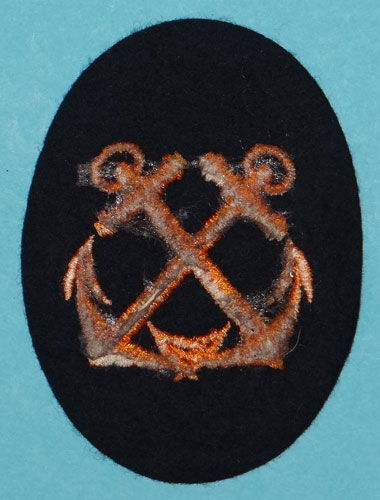 Kriegsmarine NCO Helmsman/Coxswain Career Sleeve Insignia