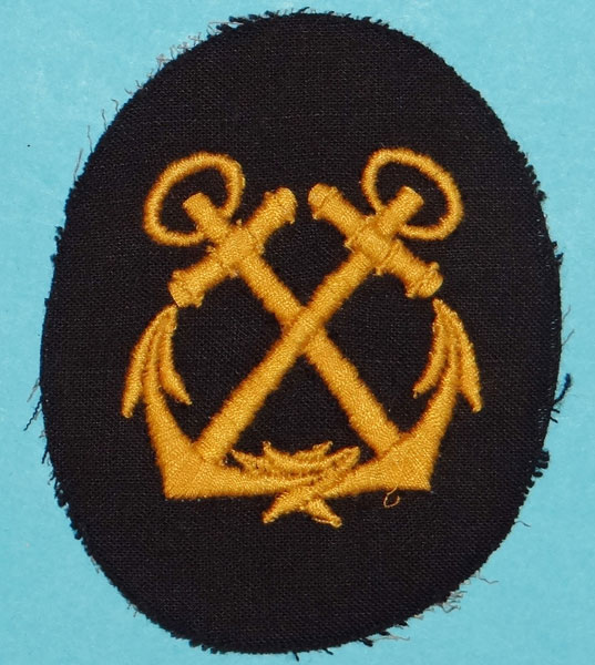 Kriegsmarine NCO Helmsman/Coxswain Career Sleeve Insignia Kriegsmarine NCO Helmsman/Coxswain Career Sleeve Insignia