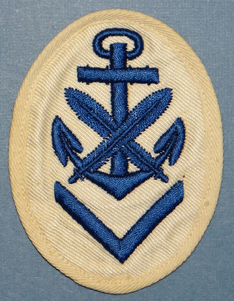 Kriegsmarine NCO Clerical Career Sleeve Insignia Kriegsmarine NCO Clerical Career Sleeve Insignia