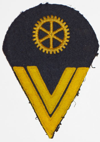 Kriegsmarine "Obergefreiter Machinen" Sleeve Rank & Career Insignia