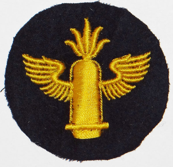 Kriegsmarine Enlisted Naval Artillery Career Sleeve Insignia Kriegsmarine Enlisted Naval Artillery Career Sleeve Insignia