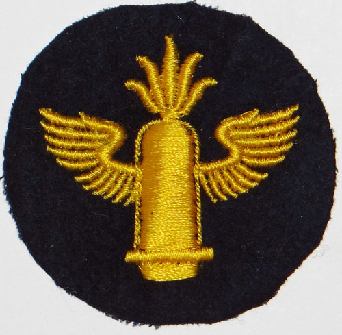 Kriegsmarine Enlisted Naval Artillery Career Sleeve Insignia