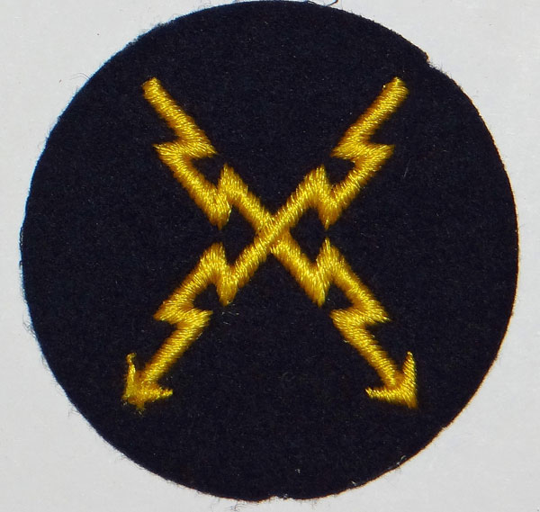 Kriegsmarine Enlisted Teletypist Career Sleeve Insignia Kriegsmarine Enlisted Teletypist Career Sleeve Insignia