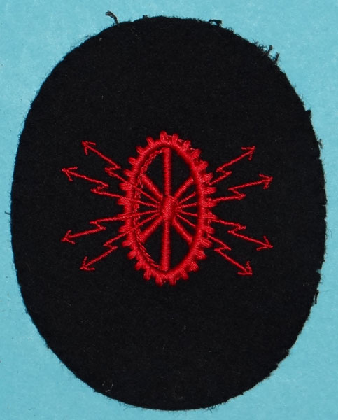 Kriegsmarine Technical Search Light Coarse Coastal Specialist Sleeve Badge